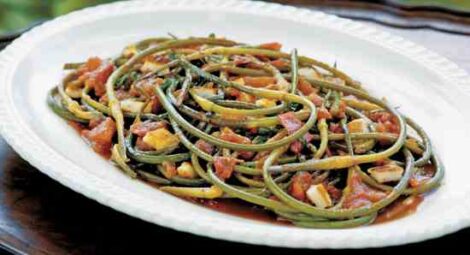 Sautéed Garlic Scapes Recipe Image